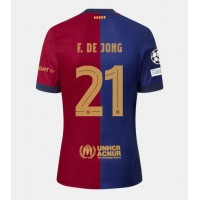 Camiseta Barcelona Frenkie de Jong #21 Primera Equipación 2024-25 manga corta